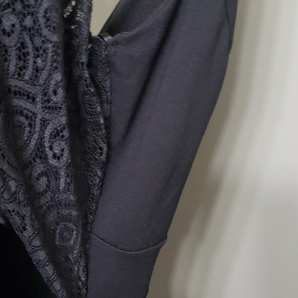Windsor dress women’s size medium black lace sexy open back Witchy Fairy - Picture 9 of 15